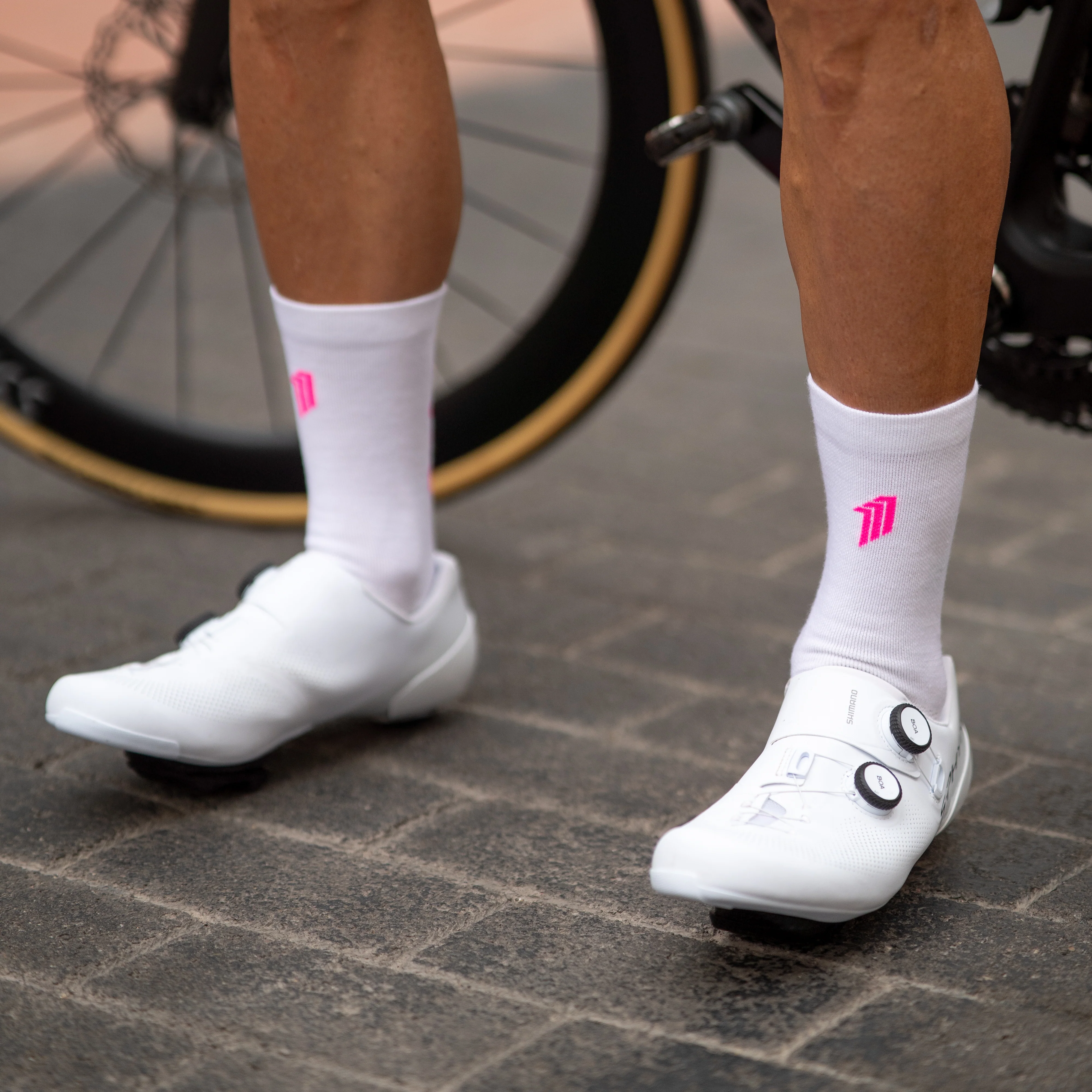DAMN COLD WHITE - CALCETÍN CICLISMO LANA MERINO - Image 3