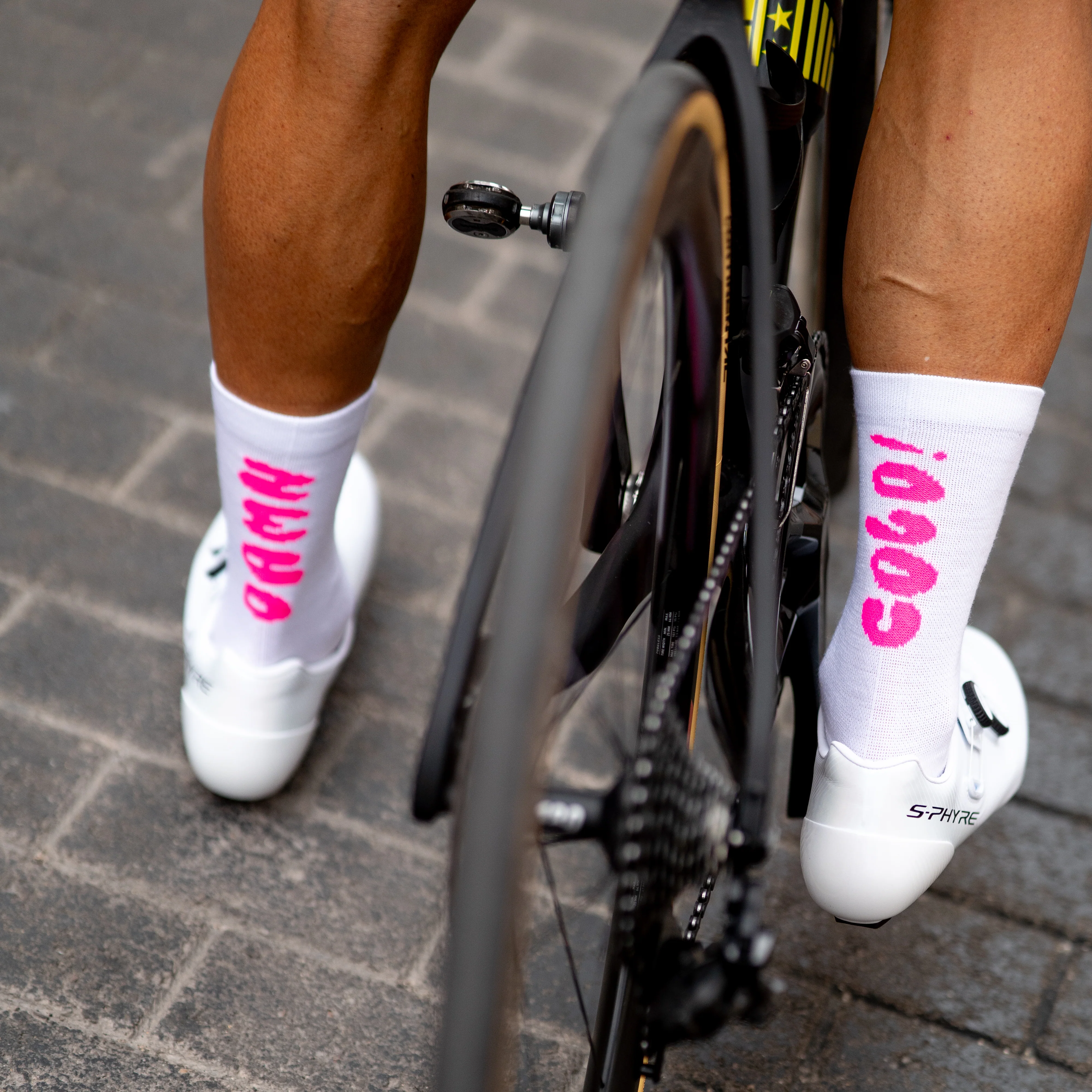 DAMN COLD WHITE - CALCETÍN CICLISMO LANA MERINO - Image 4