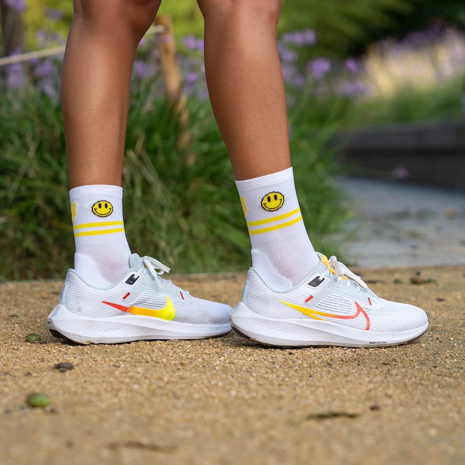 HAPPY RUN WHITE - CALCETÍN RUNNING PRO COMFORT - Image 5