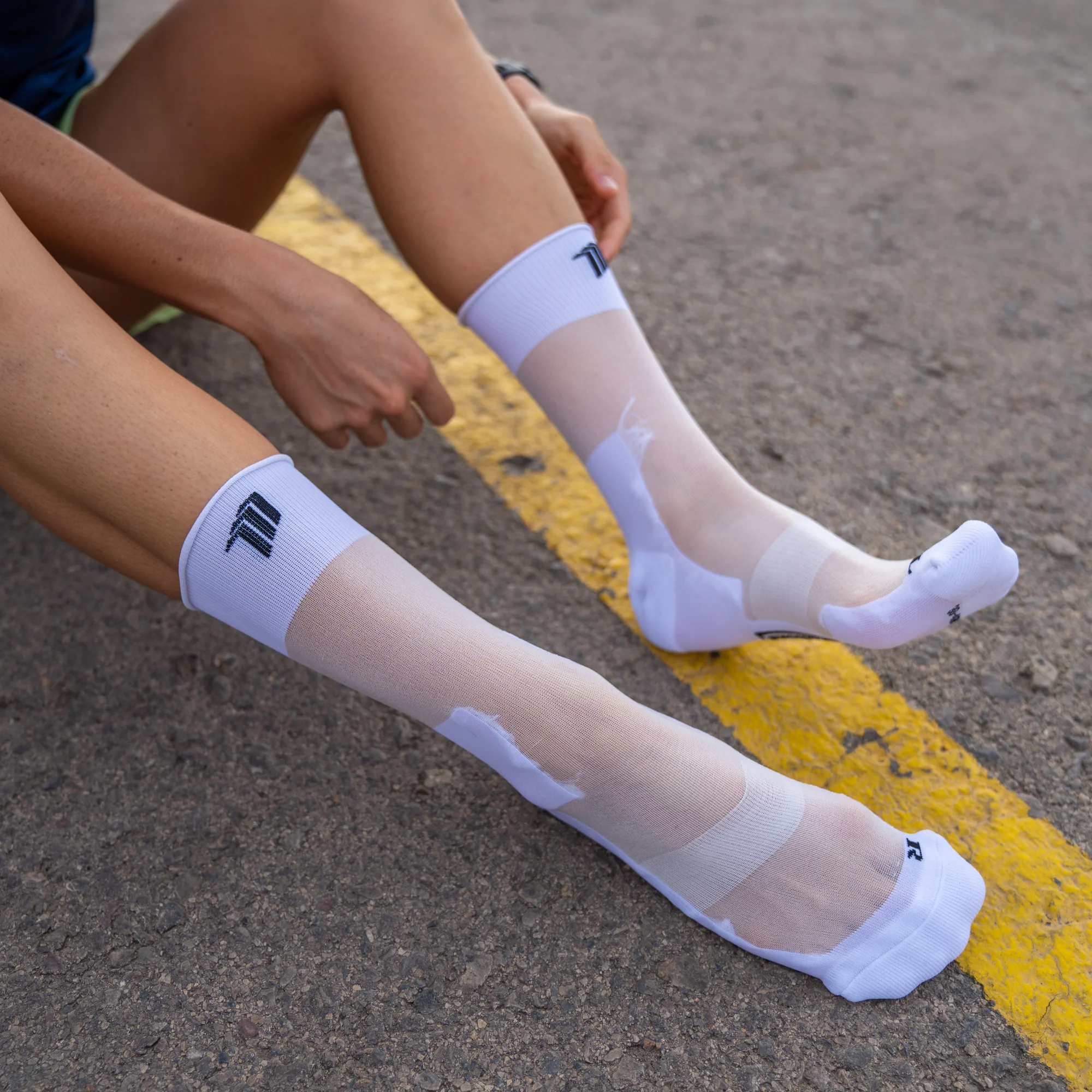 MARATHON WHITE- CALCETÍN RUNNING - Image 3