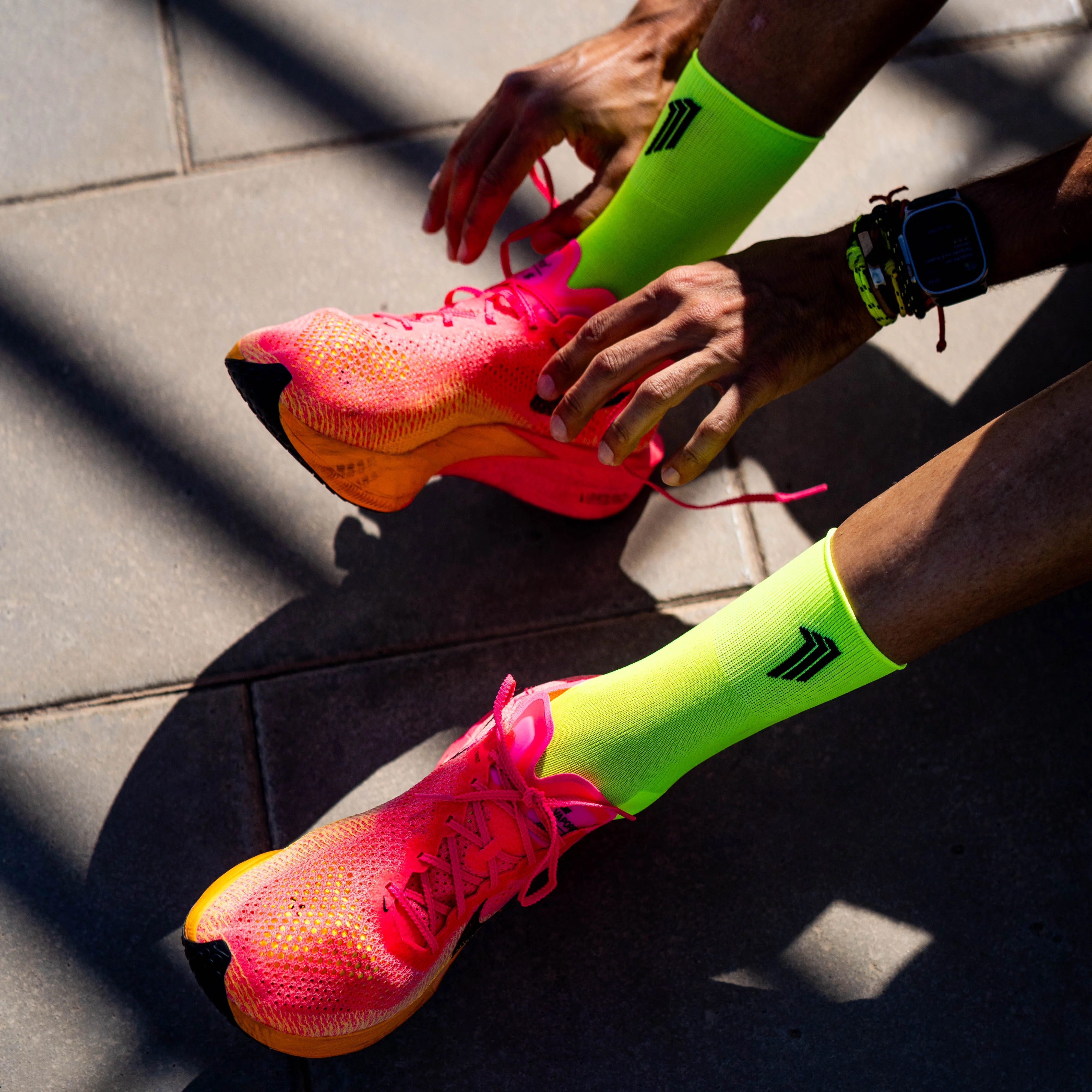 MARATHON YELLOW - CALCETÍN RUNNING - Image 4