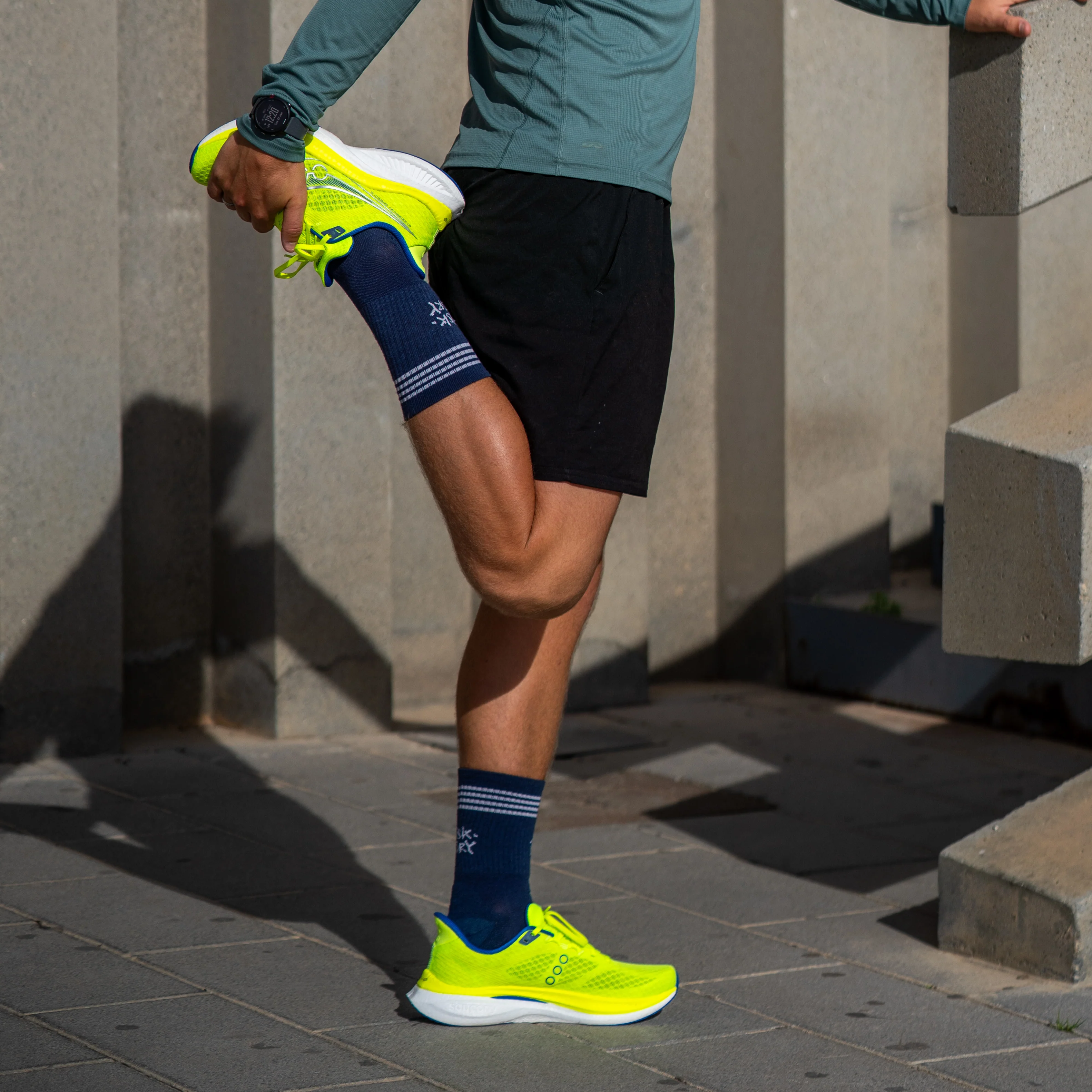NO RISK BLUE - CALCETIN WINTER RUNNING - Image 3