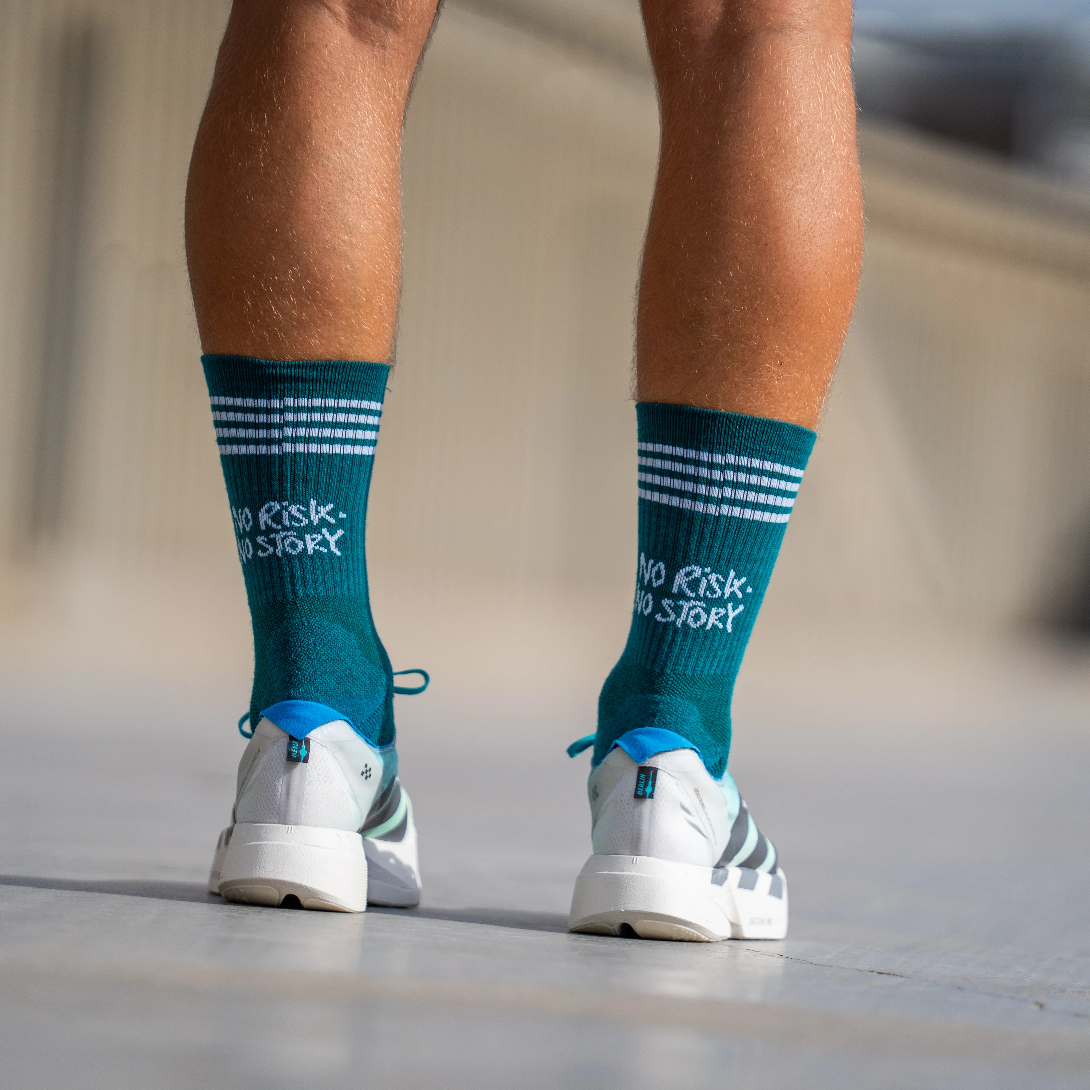 NO RISK GREEN - CALCETIN WINTER RUNNING - Image 3