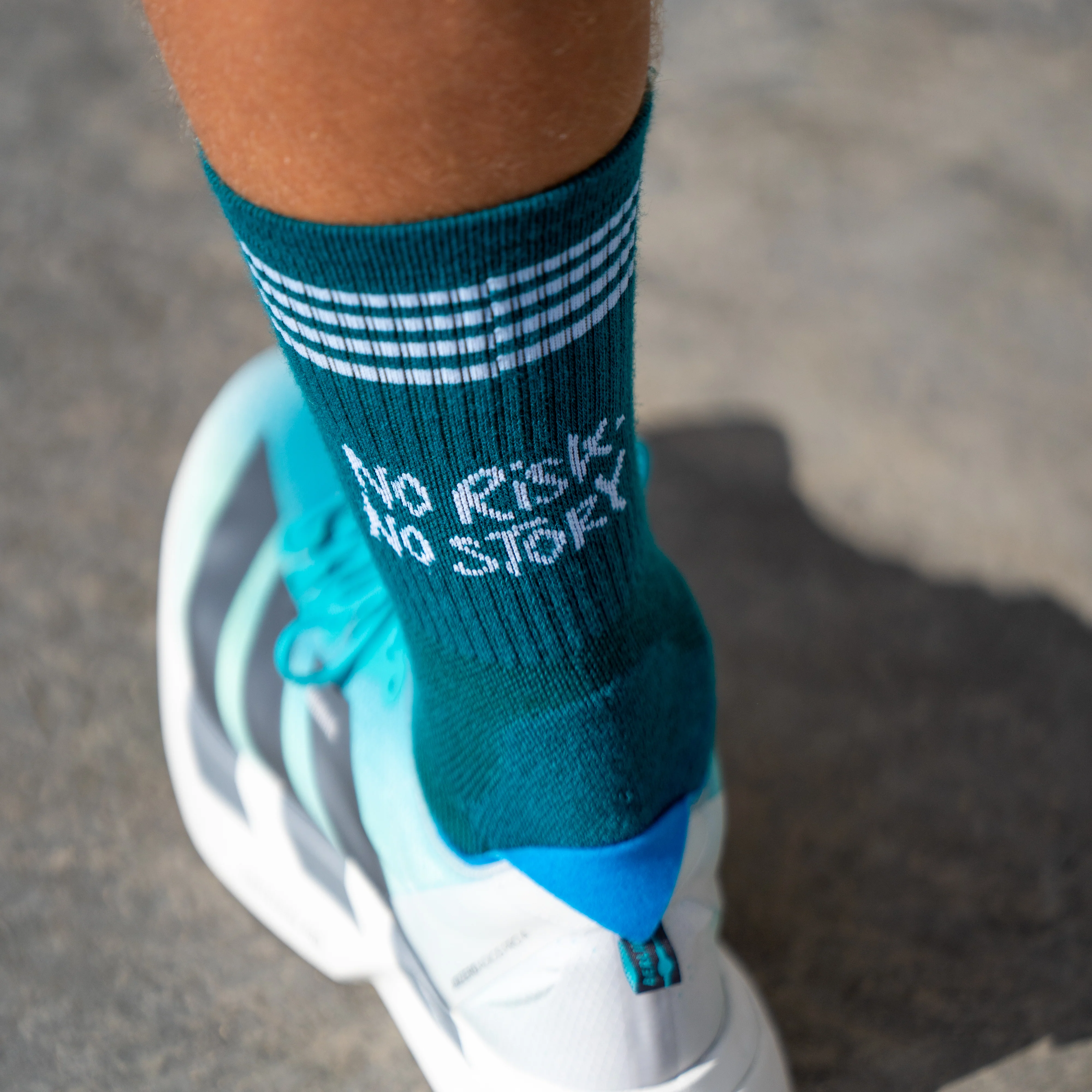 NO RISK GREEN - CALCETIN WINTER RUNNING - Image 4