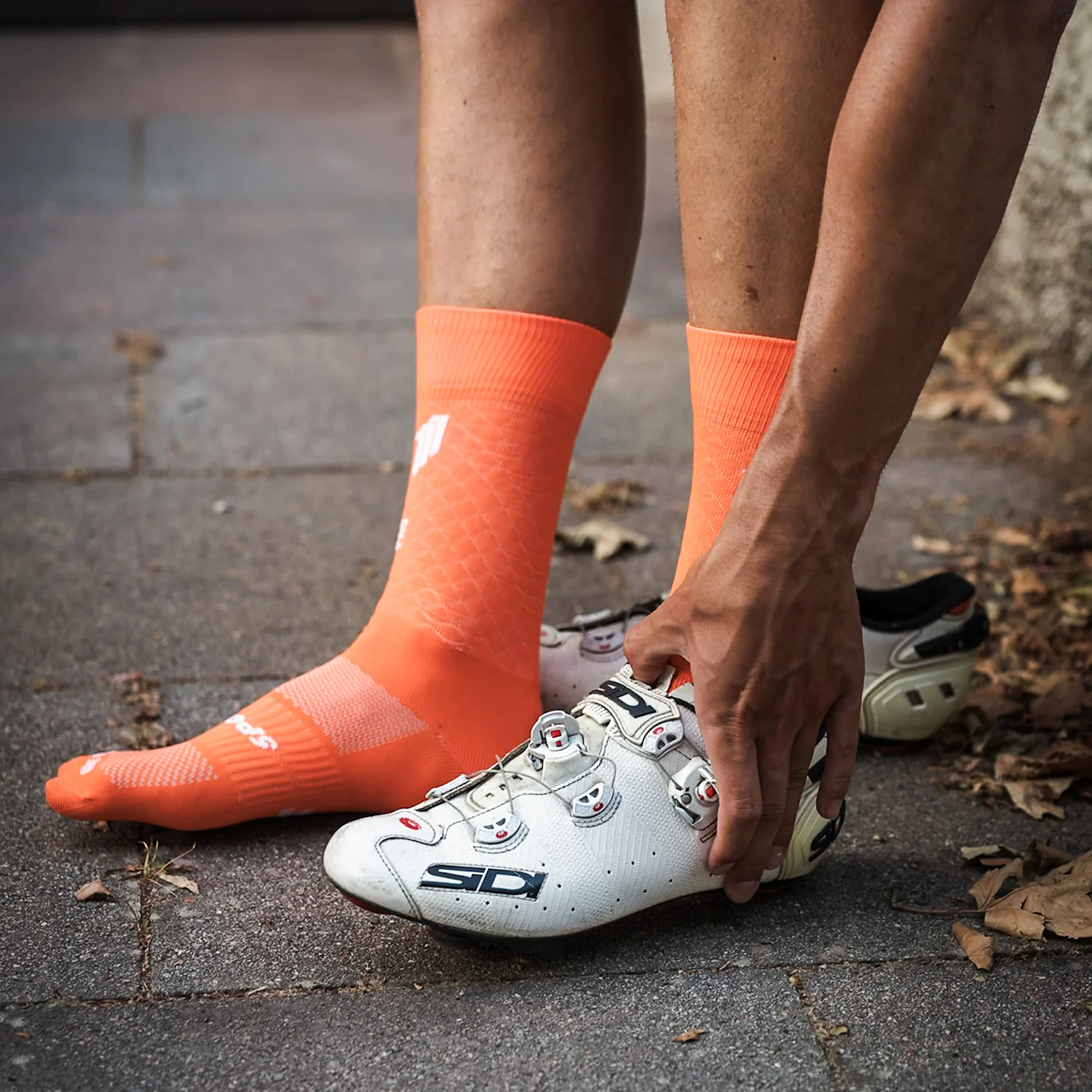 PRO ELITE ORANGE - CALCETÍN CICLISMO PRO - Image 3