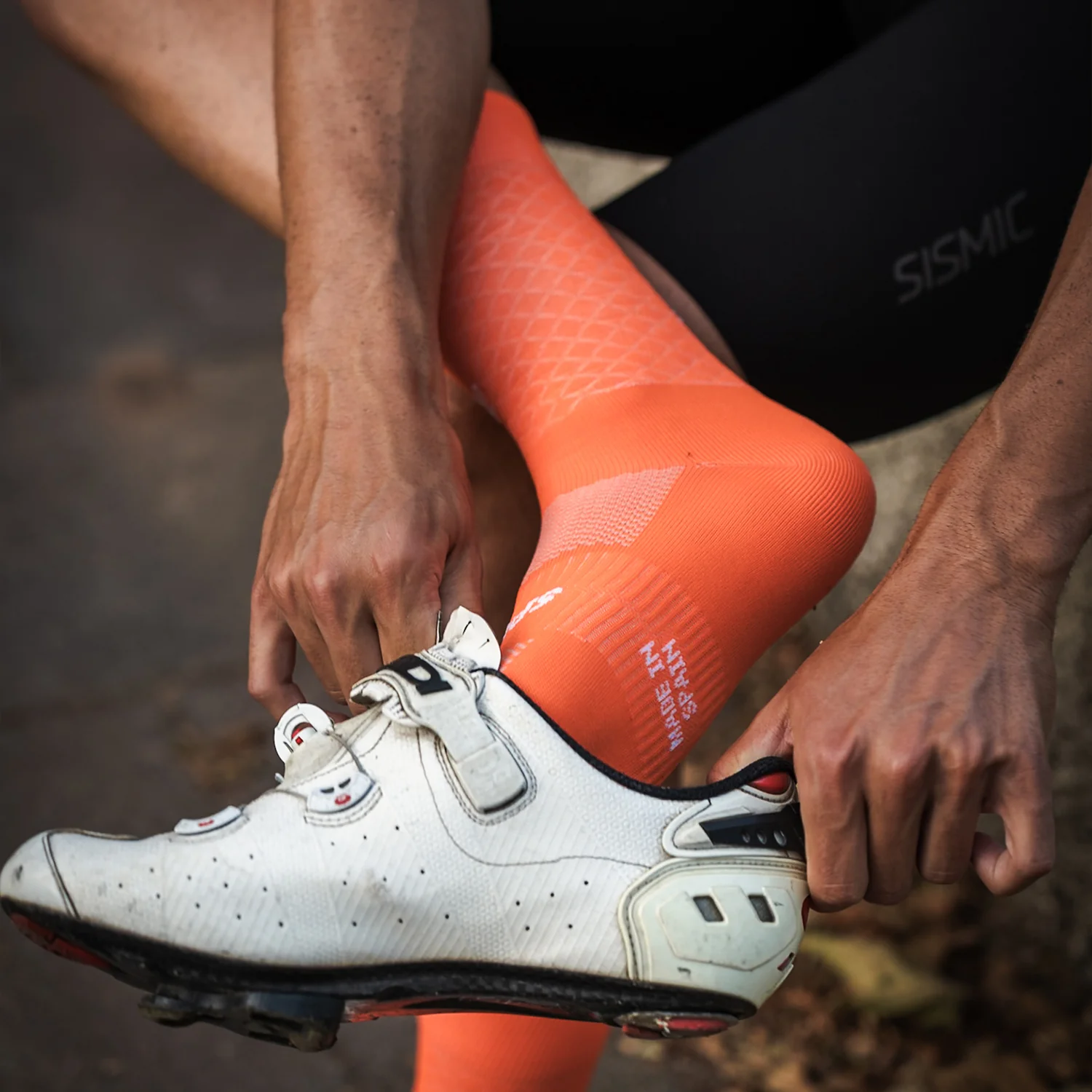 PRO ELITE ORANGE - CALCETÍN CICLISMO PRO - Image 4