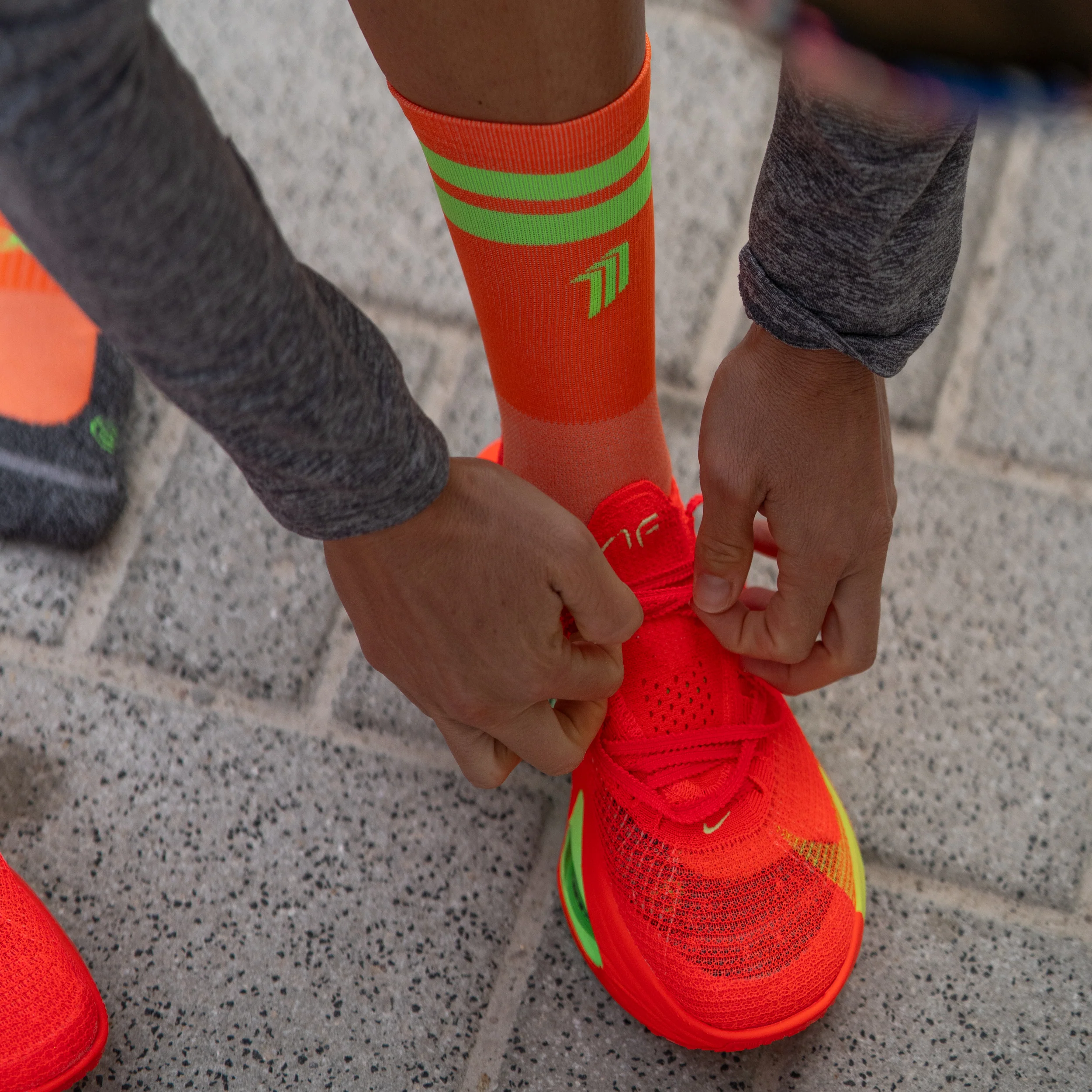PRO ORANGE V2 - CALCETÍN RUNNING PRO COMFORT - Image 3