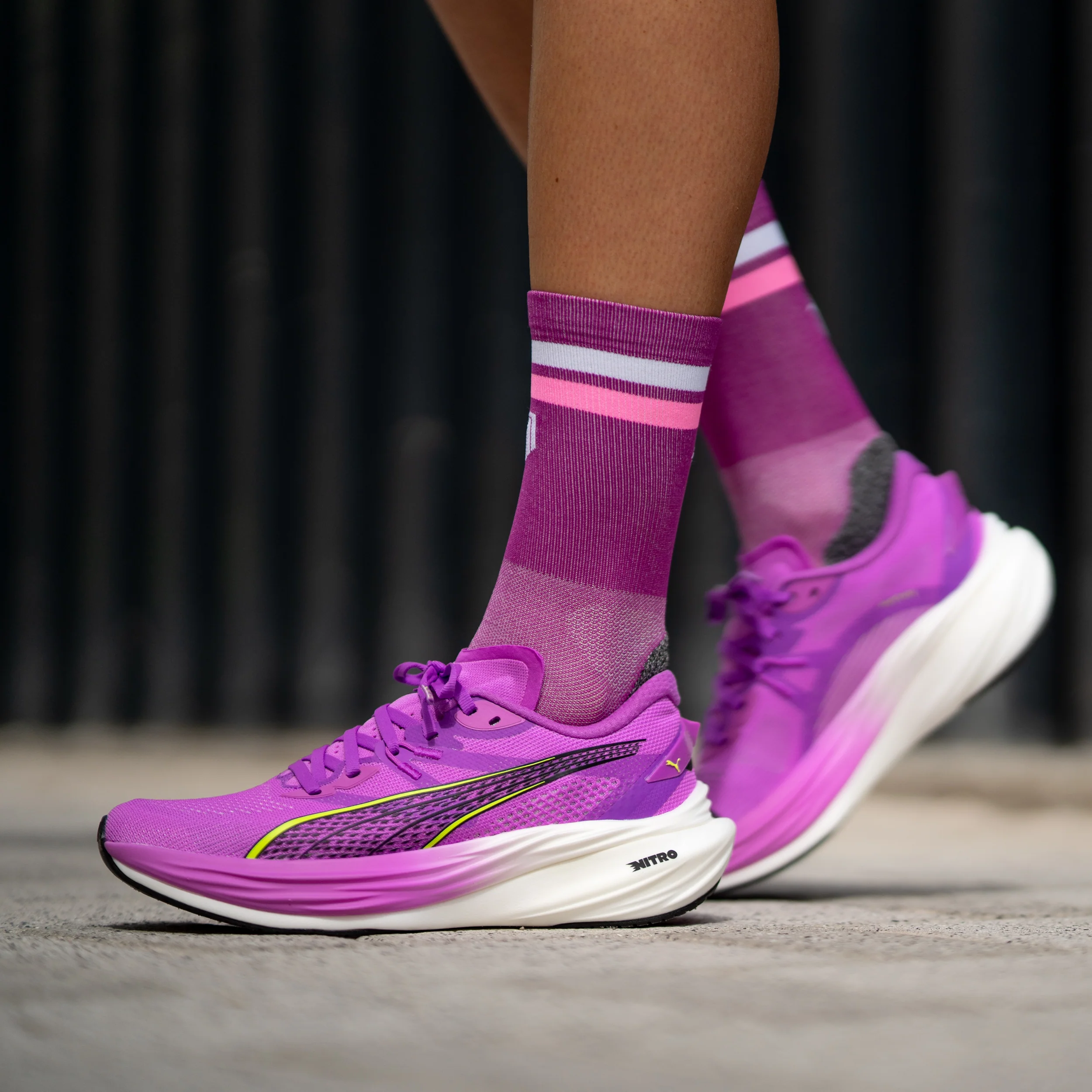 PRO PURPLE WHITE - CALCETÍN RUNNING PRO COMFORT - Image 4