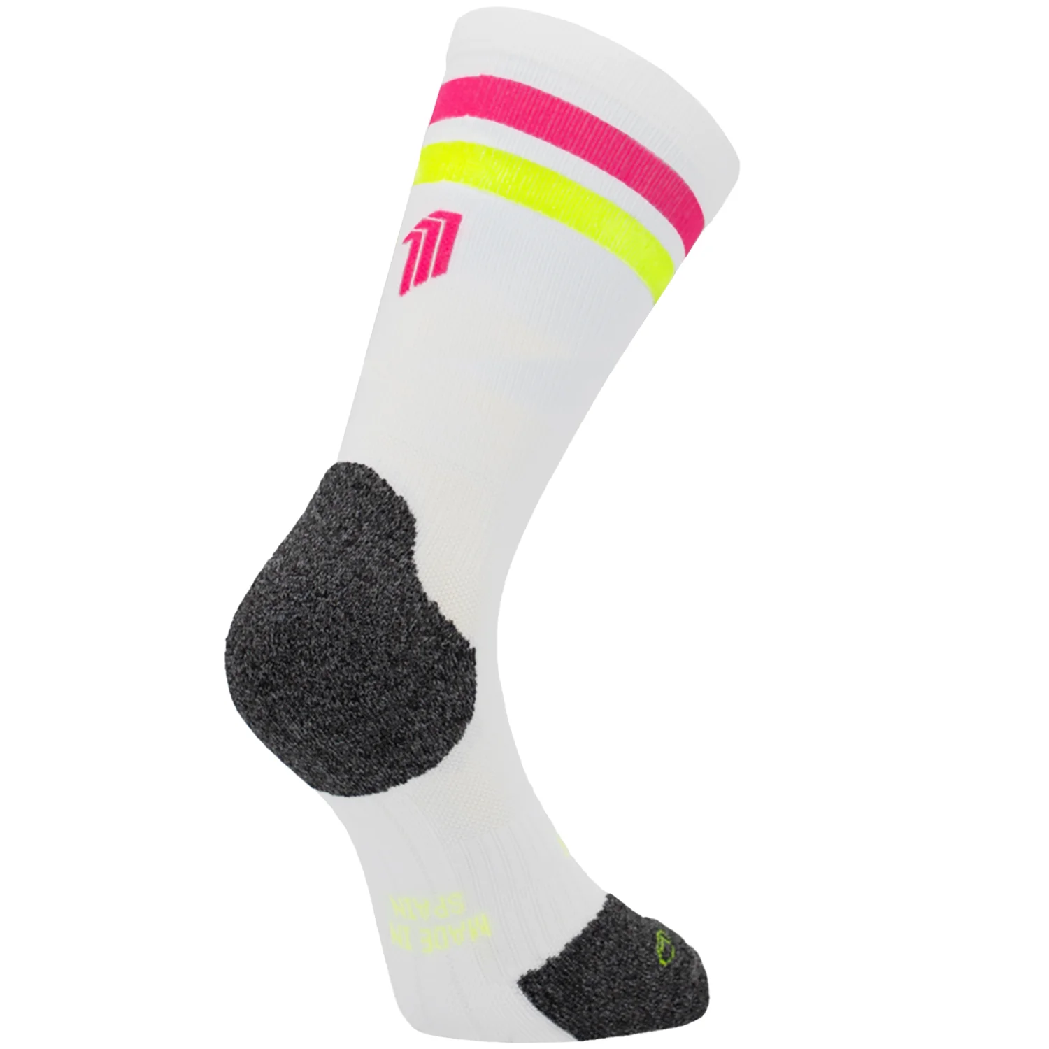 PRO WHITE PINK - CALCETÍN RUNNING PRO COMFORT