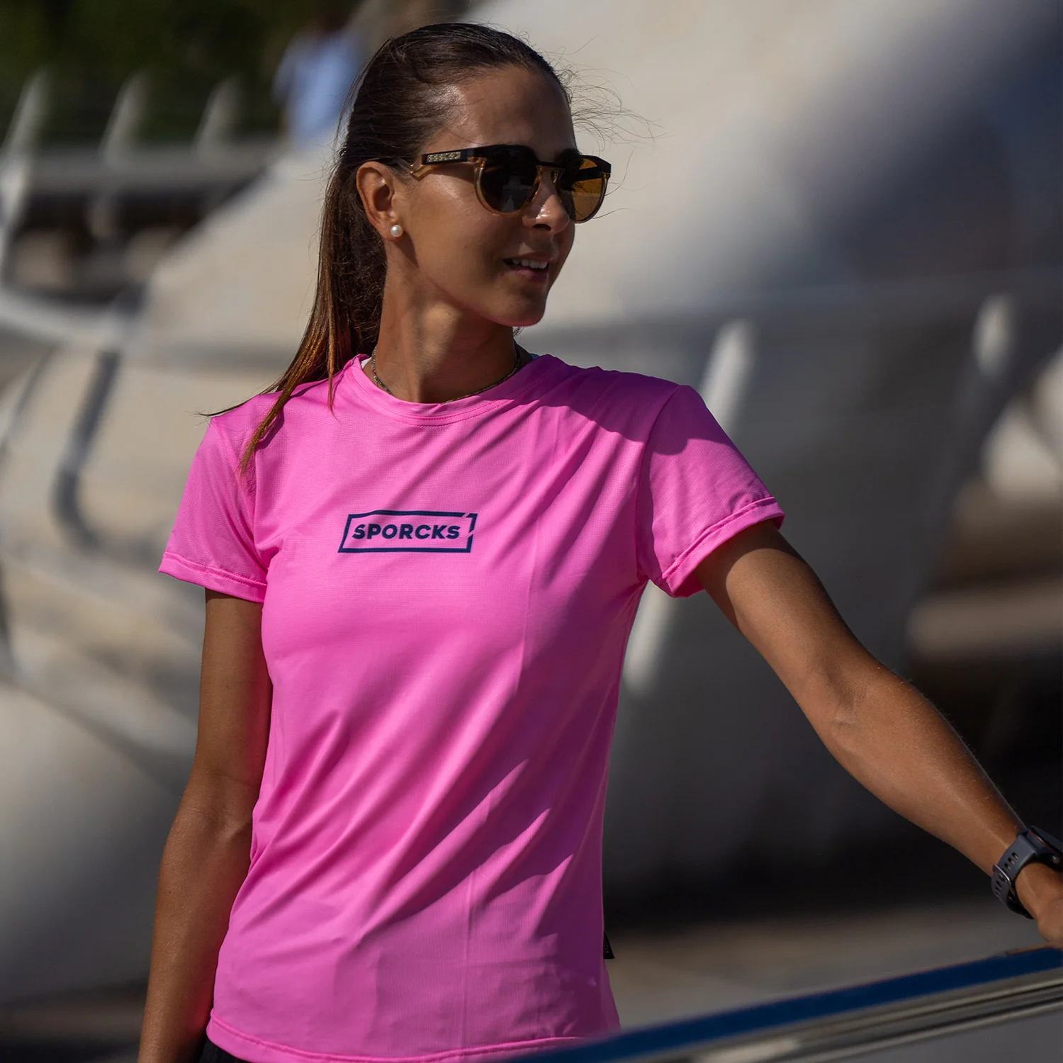 RUN OR DIE PINK - CAMISETA TÉCNICA MUJER