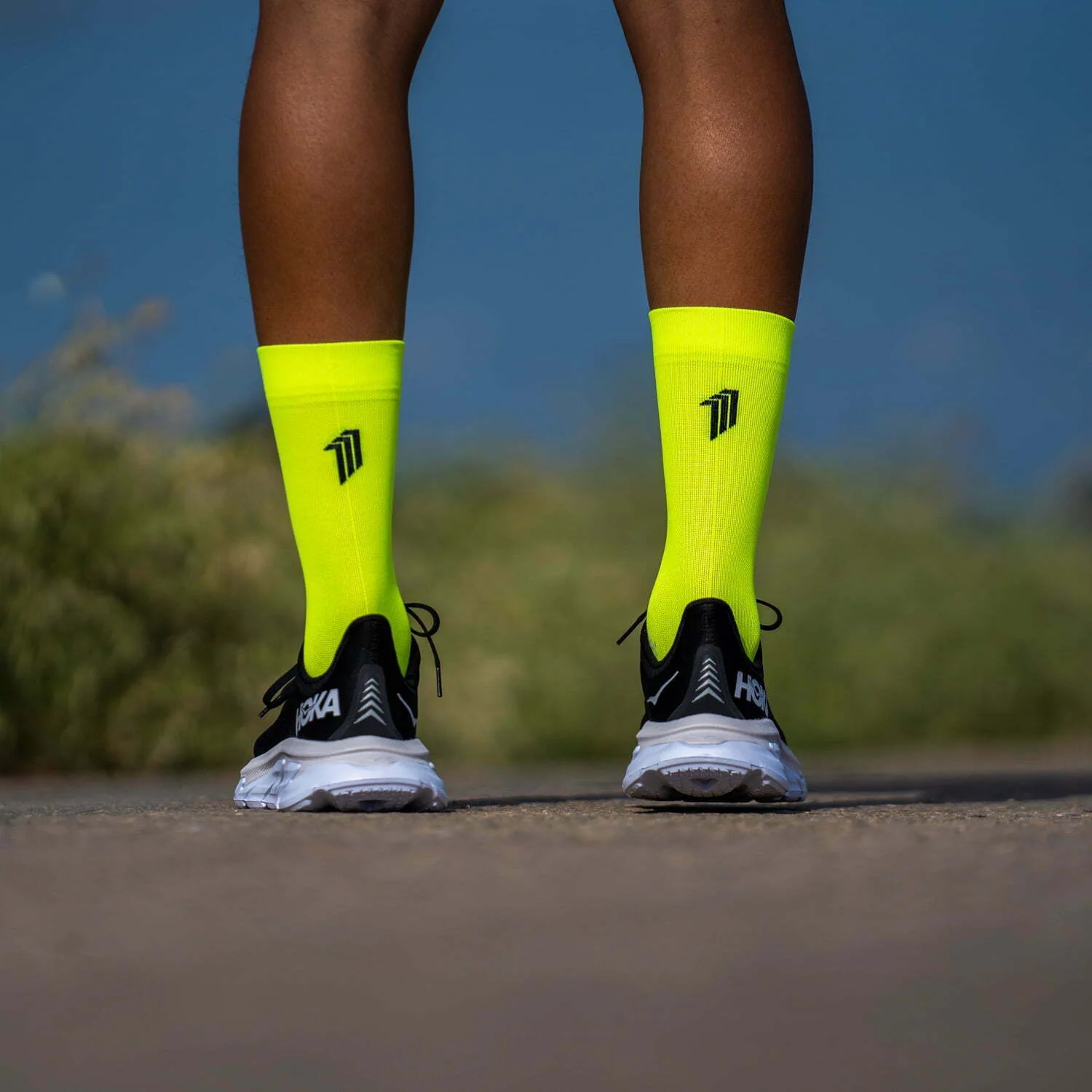 SEVEN MILE YELLOW - CALCETÍN RUNNING - Image 3