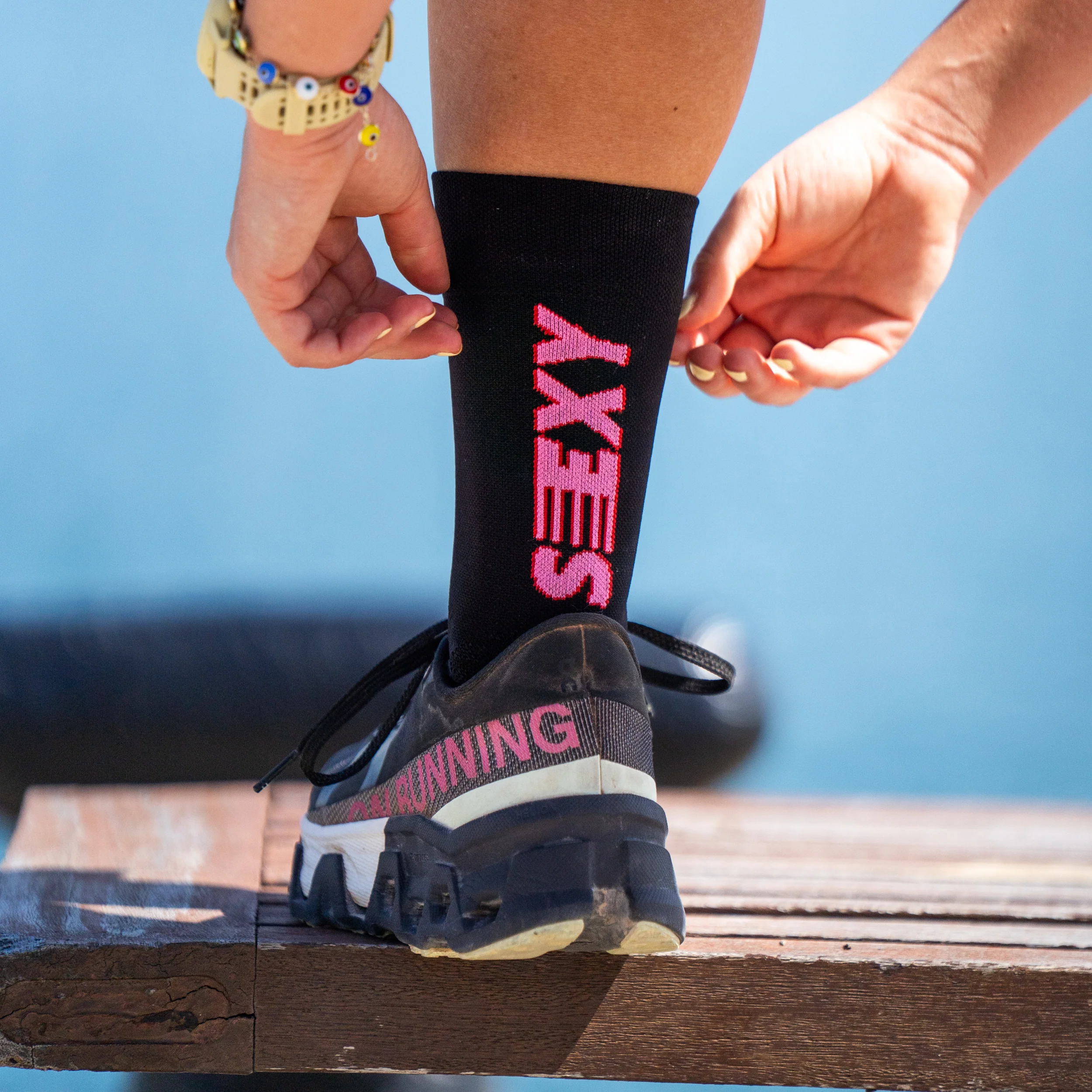 SEXY PACE BLACK - CALCETÍN RUNNING - Image 2