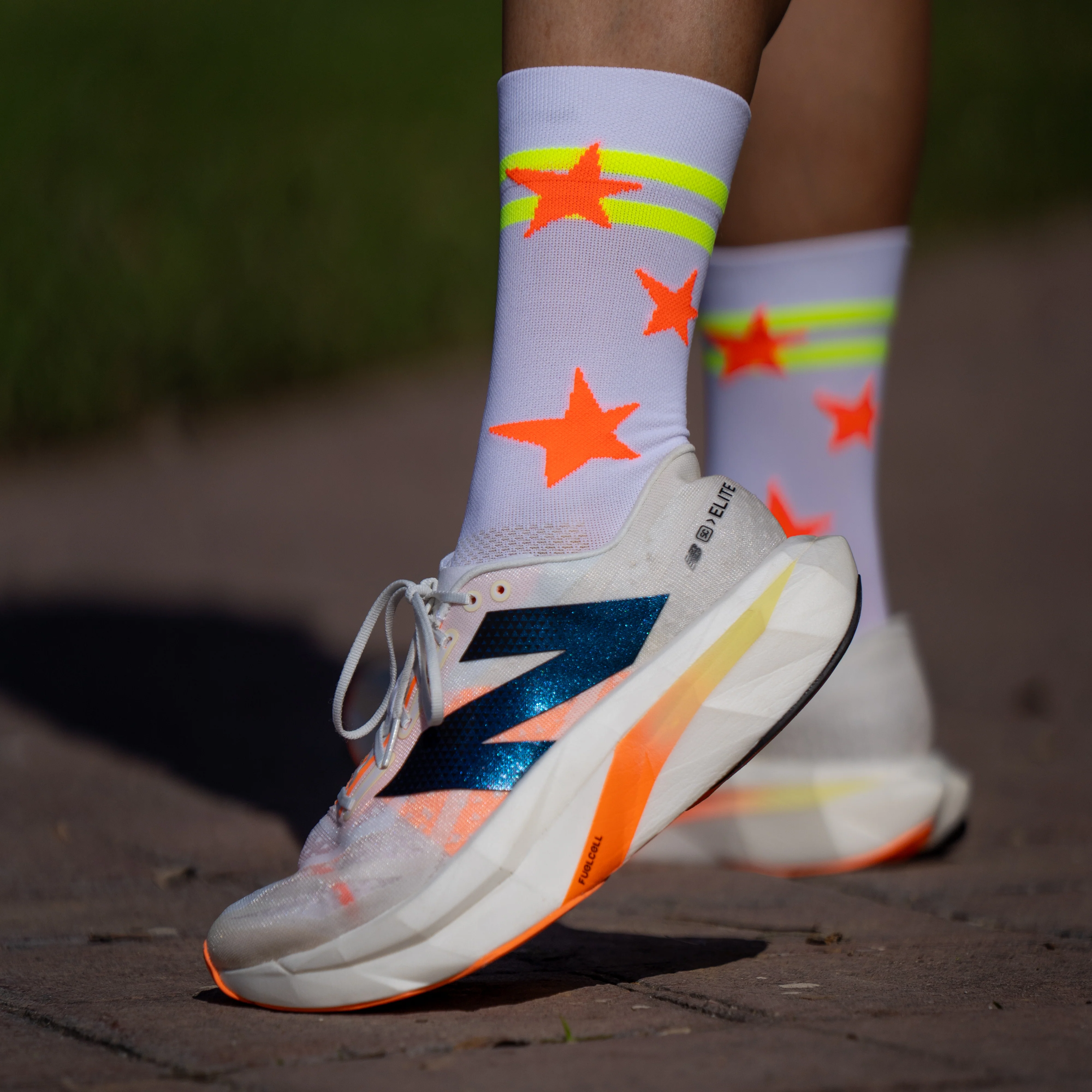 RUN STAR ORANGE - CALCETÍN RUNNING - Image 2