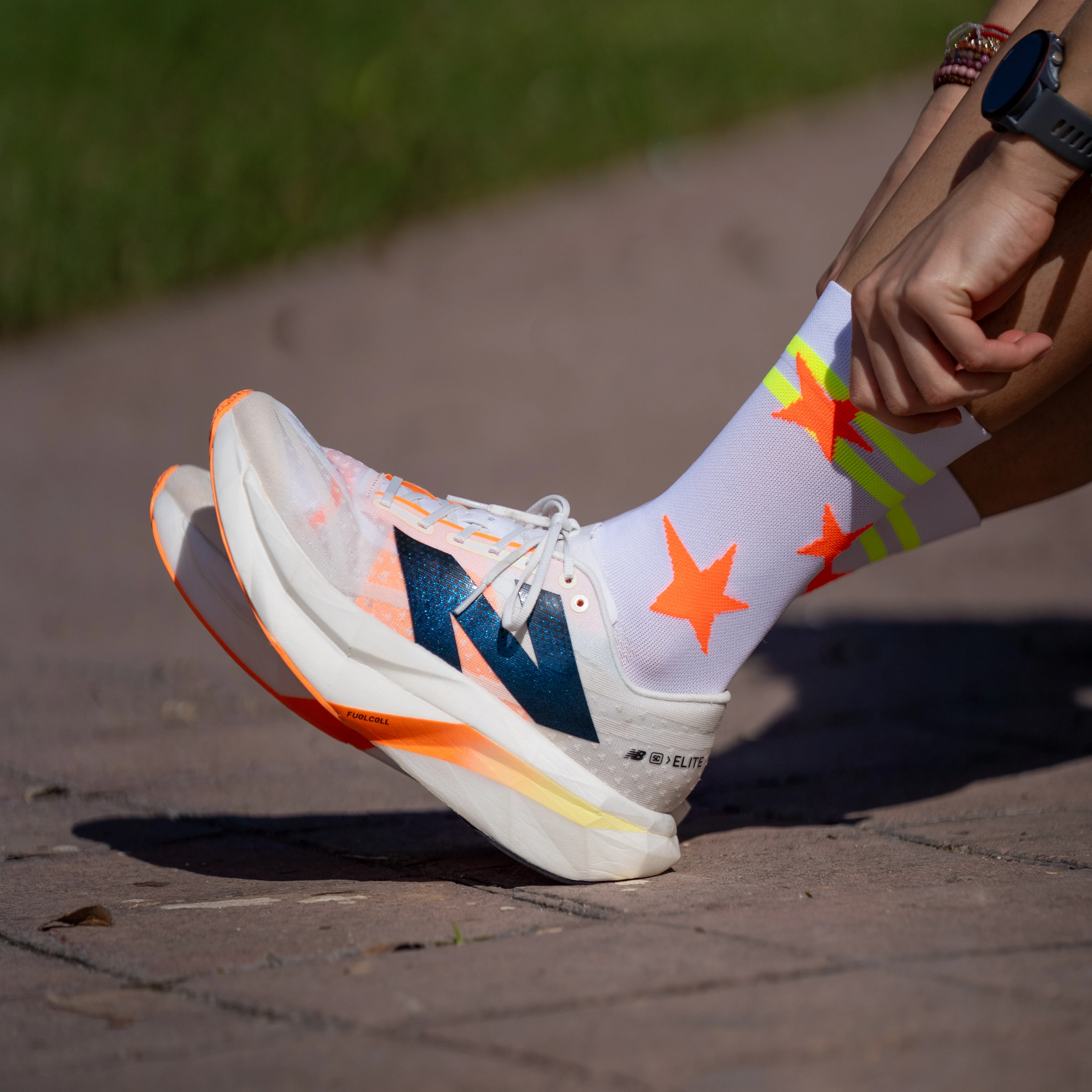 RUN STAR ORANGE - CALCETÍN RUNNING - Image 3