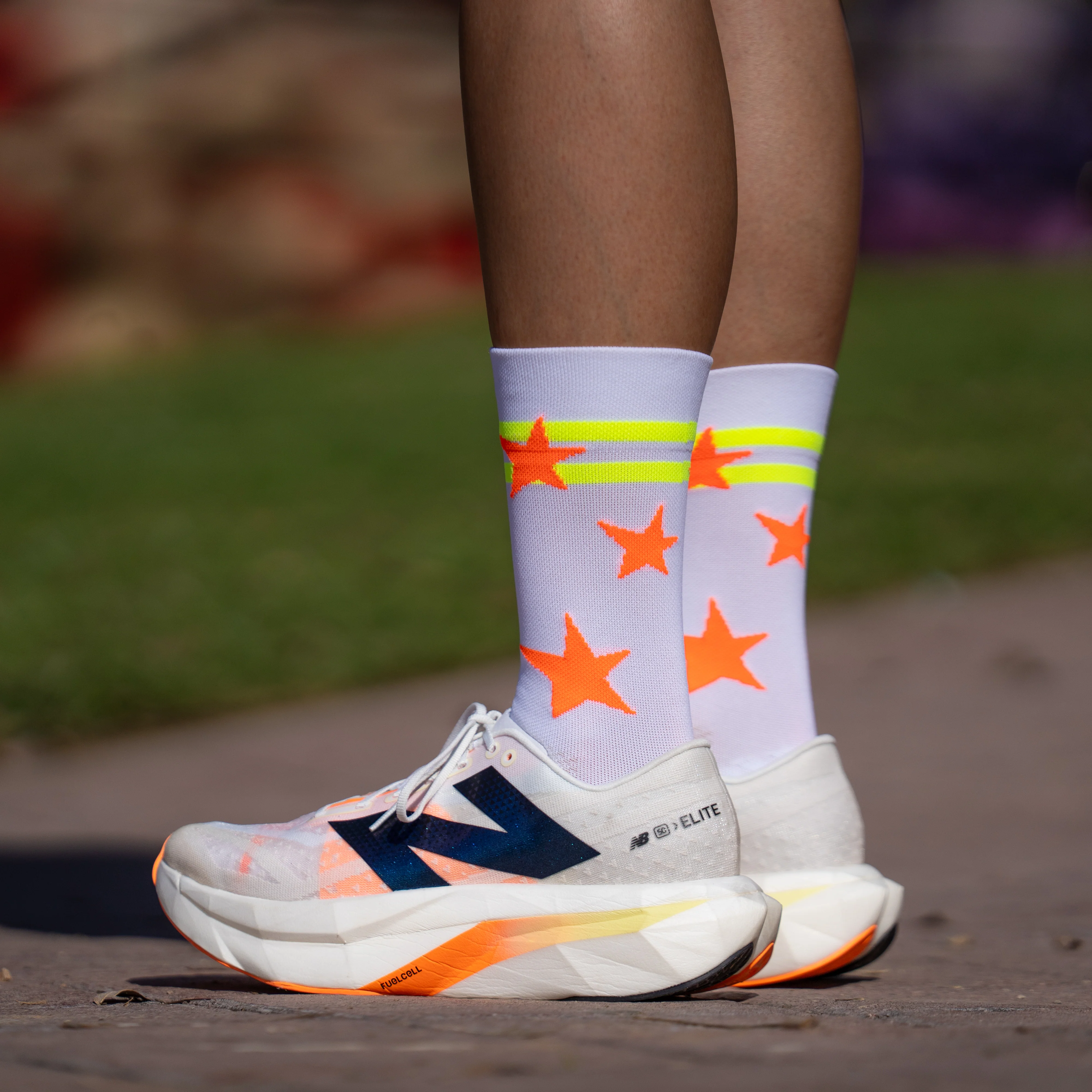 RUN STAR ORANGE - CALCETÍN RUNNING - Image 4