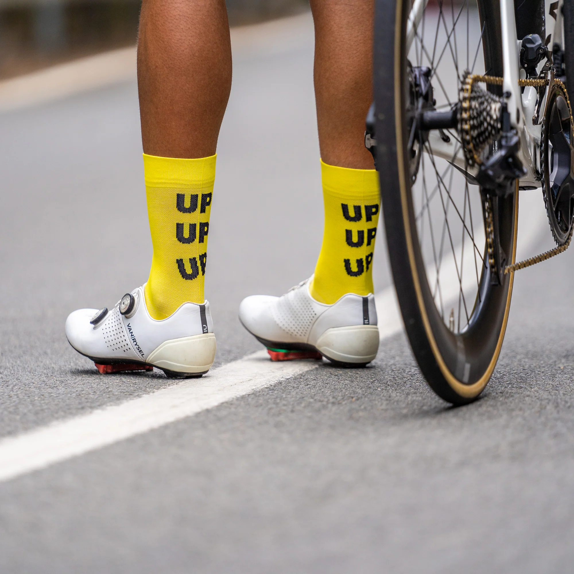 UP UP UP YELLOW - CALCETÍN CICLISMO - Image 4